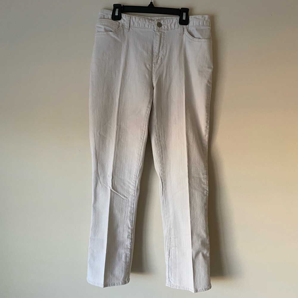 Style & Co. Women's Slim Cream Jeans - 6 - Pre-owned